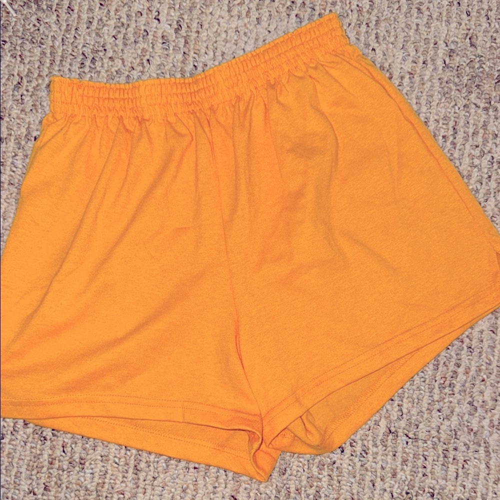 Women's Soffe Gold Yellow Orange Shorts